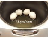 Hình bước làm 2 của món Trứng xông hơi Hàn Quốc
