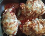 Egészben sült "pizza" krumpli recept fázis 9 fotója