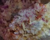 A picture of step 2 of Veg malai sandwich.