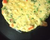 A picture of step 4 of Cheesy Daliya Omlette.