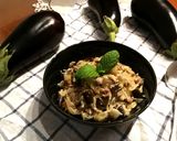 Foto del paso 12 de la receta Berenjenas con carne picada y fideos a la menta