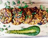 A picture of step 4 of Sabudana Tikki with chatpata twist.