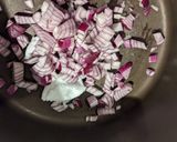A picture of step 1 of Sweet potato and coconut green thai curry soup.