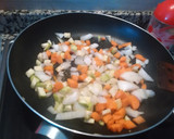 Foto del paso 4 de la receta: Arroz con guarnición de habas y salsa al curry tika