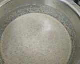A picture of step 3 of Bajra moong urad dal masala dosa and sambhar.