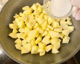 Foto del paso 2 de la receta: “Pudín con manzana y coco” (“Pudding with apple and coconut”)