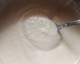 A picture of step 5 of Almond burfi.