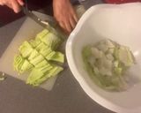 A picture of step 3 of Vegan Kimchi.