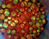 A picture of step 4 of Gunda Pickle.