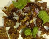A picture of step 1 of Leftover Kothimbir Vadi Chaat.