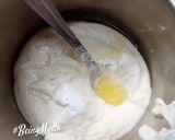 A picture of step 2 of Malai Dhokla.