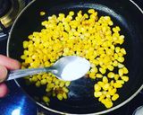 A picture of step 3 of Garlic Corn Chat.