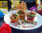ম্যাগি মশালা গোবি ইন নুডলস টোকরি (maggi masala gobi in noodles tokri recipe in Bengali) রেসিপির ধাপ 6 ছবি