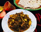 Arvi,Palak,Qeema recipe step 4 photo