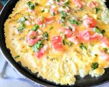 A picture of step 4 of Masala Omelette.