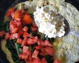 Spinach Tomato & Feta Omelette recipe step 7 photo