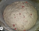 Foto del paso 23 de la receta: Pan con cantimpalo aceitunas moozarella y morrón. ❤️🥖