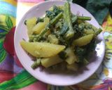 লাউ শাক আলু পোস্ত (lau shak aloo posto recipe in Bengali) রেসিপির ধাপ 6 ছবি