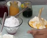 A picture of step 3 of Fruit Dalgona for kids.