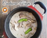 Gambar langkah 3 resipi Masak Lemak Cendawan Tiram.