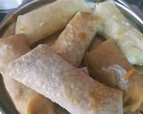 A picture of step 12 of Veg spring roll.