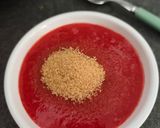 Une image de l'étape 2 de Soupe de fraise 🍓, melon 🍈, pastèque 🍉, menthe fraîche 😋.