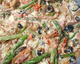 Foto del paso 3 de la receta: Tallarines con espárragos y queso de cabra
