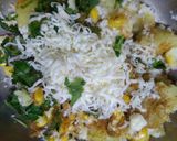 A picture of step 2 of Sesame corn appam.