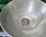 A picture of step 1 of Banana stem Raita.