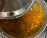 A picture of step 7 of Tomato coriander shorba.