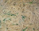 A picture of step 2 of Spaghetti jallof.