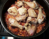 Foto del paso 19 de la receta: Pollo en salsa confitada de cebolla roja y pimiento asado