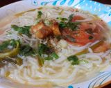 Hình bước làm 4 của món Bún chả cá viên
