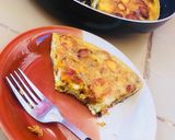 A picture of step 6 of Plantain,potatoes and egg frittata.