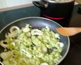 A picture of step 3 of Gnocchi over chesse.