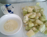 Foto del paso 2 de la receta: Helado de yogurt con melón en vasos