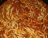 A picture of step 15 of Spaghetti & Meat Sauce.