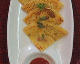 पेरी पेरी अनियन चीला(Peri peri onion cheela recipe in Hindi) रेसिपी चरण 5 फोटो