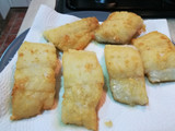 Bacalao con huevo y guisantes