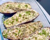 Une image de l'étape 3 de Aubergines au four ail et parmesan.