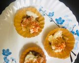 A picture of step 3 of Basket chaat.