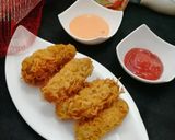 A picture of step 9 of Potatoes Maggi roll.
