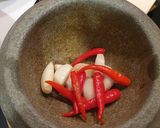 Gambar langkah 1 resipi Phat Kaphrao Daging Cincang.