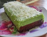 Foto langkah ke 3 dari resep Bolu Kukus Pandan Coklat.
