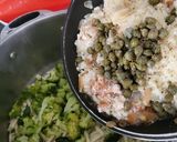 Foto del paso 4 de la receta Pasta trofie con salmón, brócoli y alcaparras