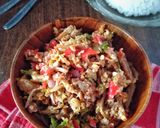Foto langkah ke 3 dari resep Sambal Penyet (Teri Tempe).