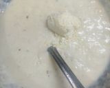 A picture of step 5 of Chicken fettuccine creamy pink pasta.