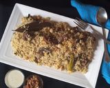A picture of step 11 of Beef Chana Pulao(no tomato).
