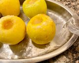 Foto del paso 2 de la receta: Pastel con crema y manzanas asadas “sin gluten” (Cake with cream and roasted apples “gluten-free”)