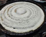 A picture of step 4 of Masala dosa.